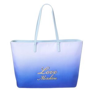 Love Moschino Canvas Tote, Blue
